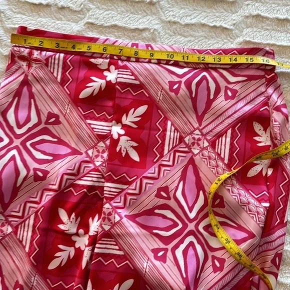 Caroline Constas two-piece set printed long sleeve cropped top & wide leg pants